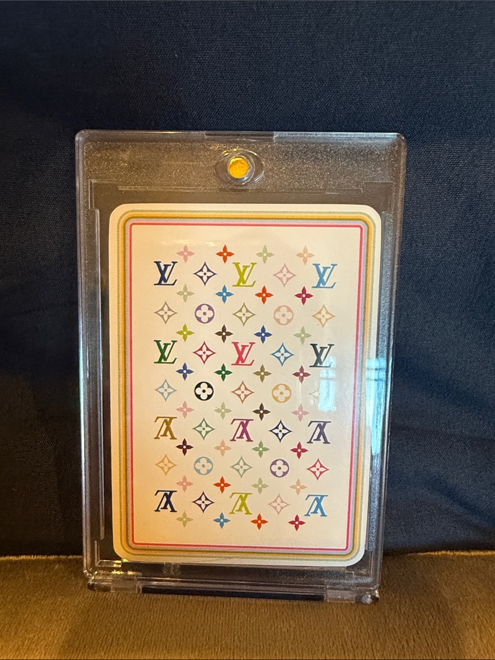 Louis Vuitton White Multicolor Murakami Monogram with Card Holder